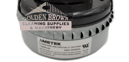 Moteur D'aspirateur Industriel AMETEK 119656-00 - Neuf, 220V, 1100W, Pour Réparation Ou Remplacement