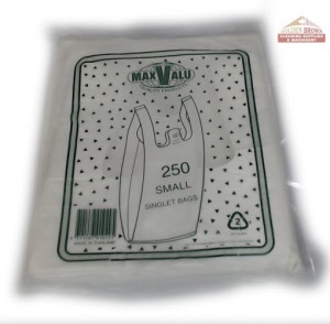 b1 sb singlet hand bag 42x20,13cm small white 326a