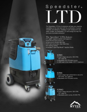 m5 wei speedster carpet extractor, 900 psi, ltd12 mytee 11