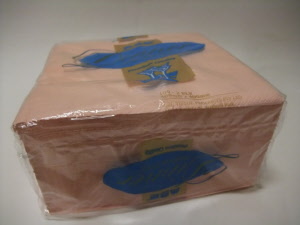 p2 sn2 abc dinner serviettes premium quality 2 ply light tones peach apricot pk- 100s 400mmx400mm pk