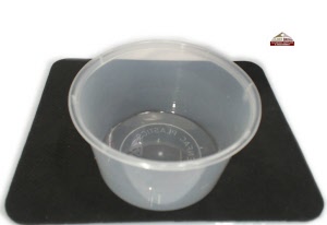 p3 ca3 plastic container 500 mil round 446a