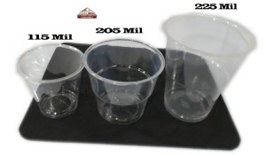 p3 cp1 115,205,225 mil cold plastic drink cups clear 384 ac