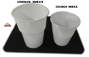 p3 cp2 230 & 285 mil white cold plastic cup 385 ac