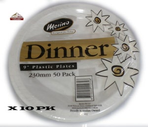 p3 pp3 230mm round plates merino plastic 9 inch 351 ac