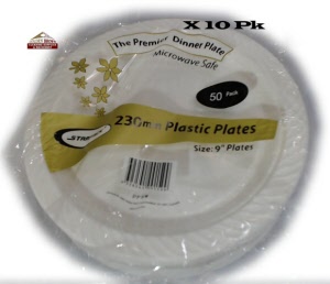 p3 pp3 230mm round plates starpack plastic 9 inch 346 pp9w ac