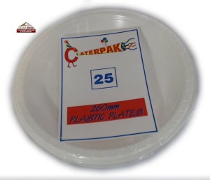 p3 pp3 260mm round plates caterpak plastic 352 a