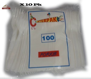 p4 fo1 plastic forks white economy 100pk 342 cuhfe ac