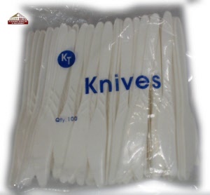 p4 kn1 plastic cutlery knives 100pk 345 hy-knives a