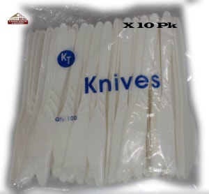p4 kn1 plastic cutlery knives 100pk 345 hy-knives ac