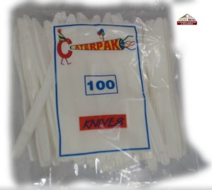 p4 kn1 plastic knives white economy 100pk 344 cuhke a