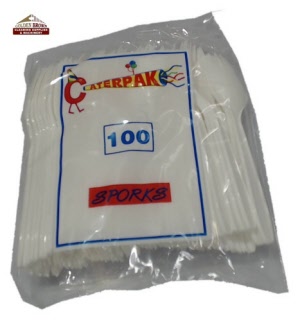 p4 sp2 plastic sporks white economy 368 a