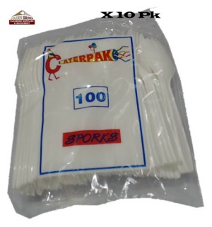 p4 sp2 plastic sporks white economy 368 ac